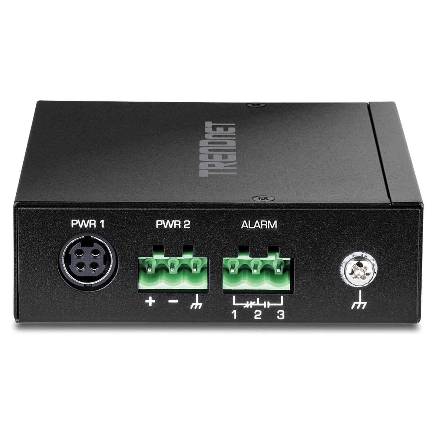 Switch Industrial TRENDnet TI-G51SC, 4x Gigabit Ethernet RJ45, 1x Gigabit SC Multimode Fiber, 10Gbps, IP30, DIN-Rail - Zezë - 3