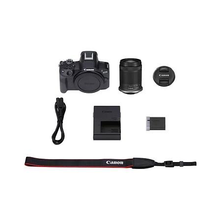 Kamerë Digjitale Canon EOS R50, APS-C 24.2MP, 4K, RF-S 18-150mm, Wi-Fi, Bluetooth - Zezë - 4