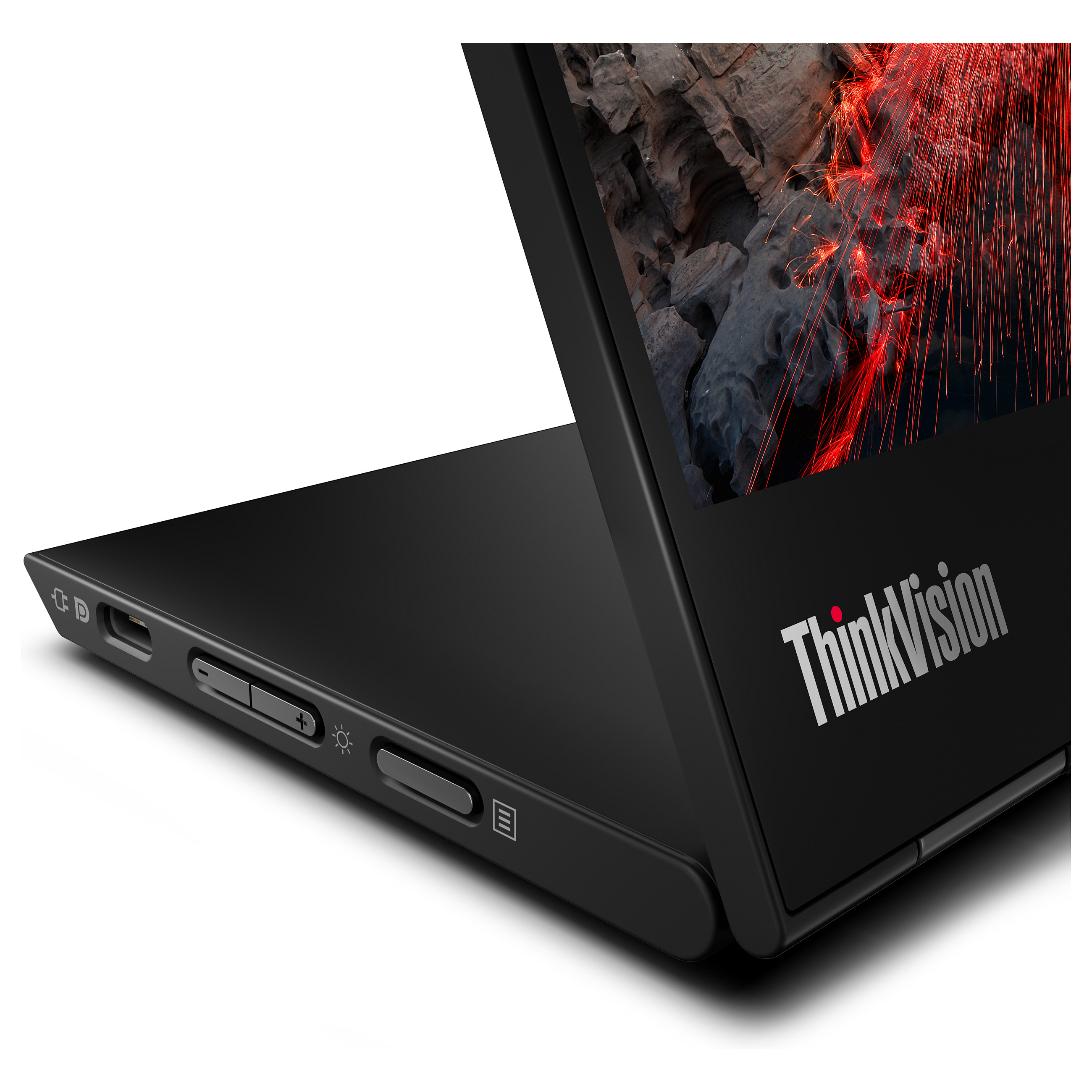Monitor 35.6cm/14" (2240x1400) Lenovo ThinkVision M14t Gen 2 IPS Touch portable 6ms 60Hz 2xUSB-C Black - 10