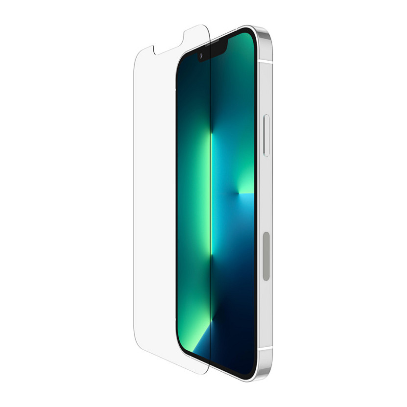Mbrojtëse për ekran Belkin ScreenForce OVA069zz / Apple iPhone 13 / iPhone 13 Pro / iPhone 14 / Xham i Temperuar 9H - Transparente