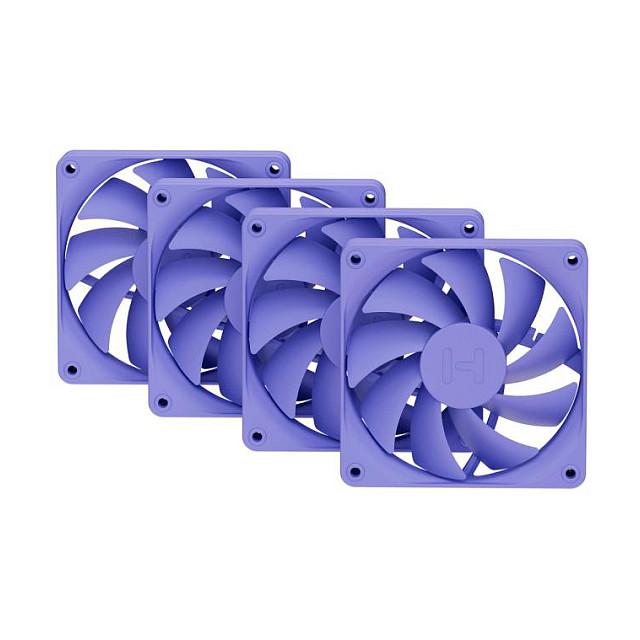 Ftohës për Kasë HYTE FA12 / 120mm / 1500 RPM / PWM / 4-Pack – Vjollcë