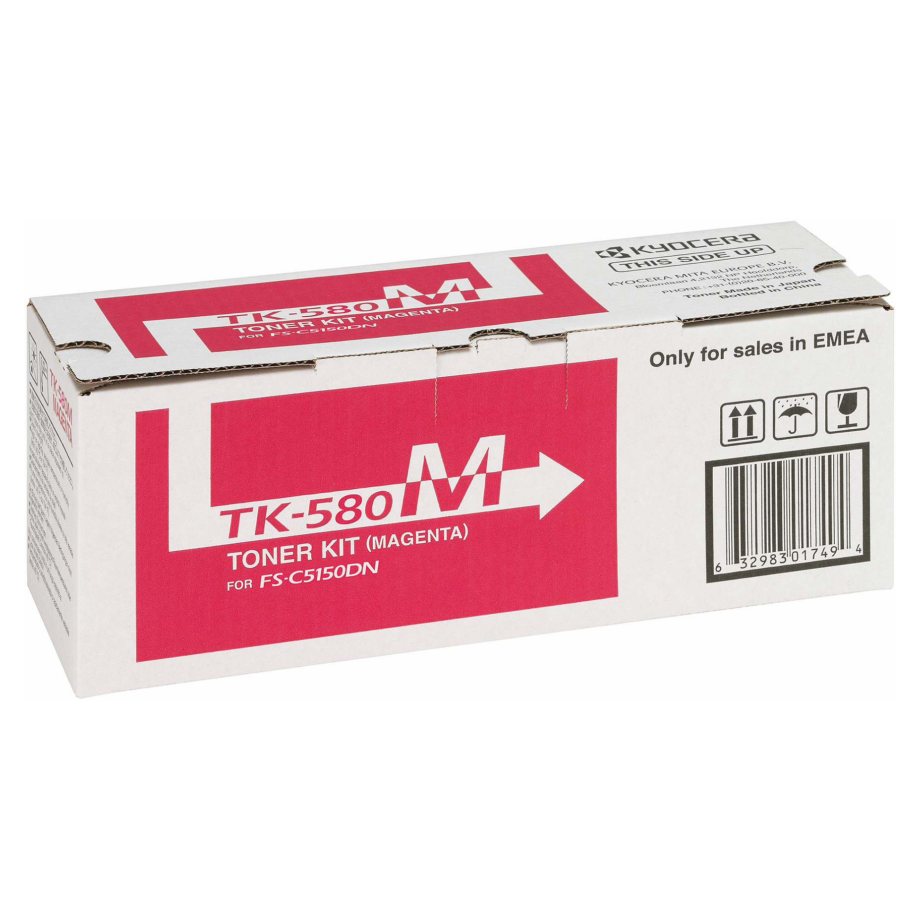 Toner Kyocera TK-580M Cartridge Original /Up to 2,800 Pages (ISO/IEC 19798 Compliant) - Rozë - 2