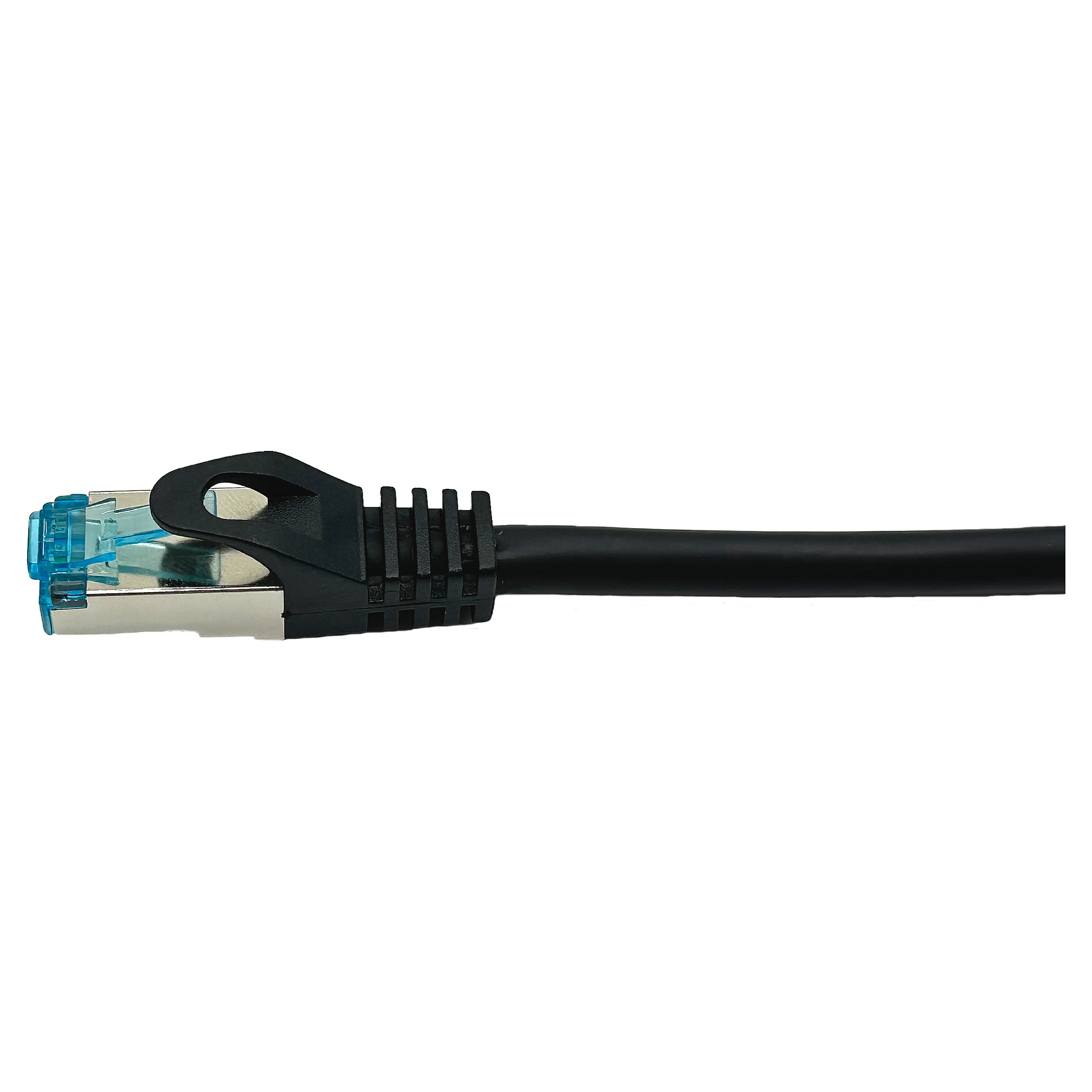 Kabllo për Rrjet Equip Patch Cat6A S/FTP RJ45 në RJ45 / 3.00m / me kënd / LSZH / Polybag – Zezë - 2