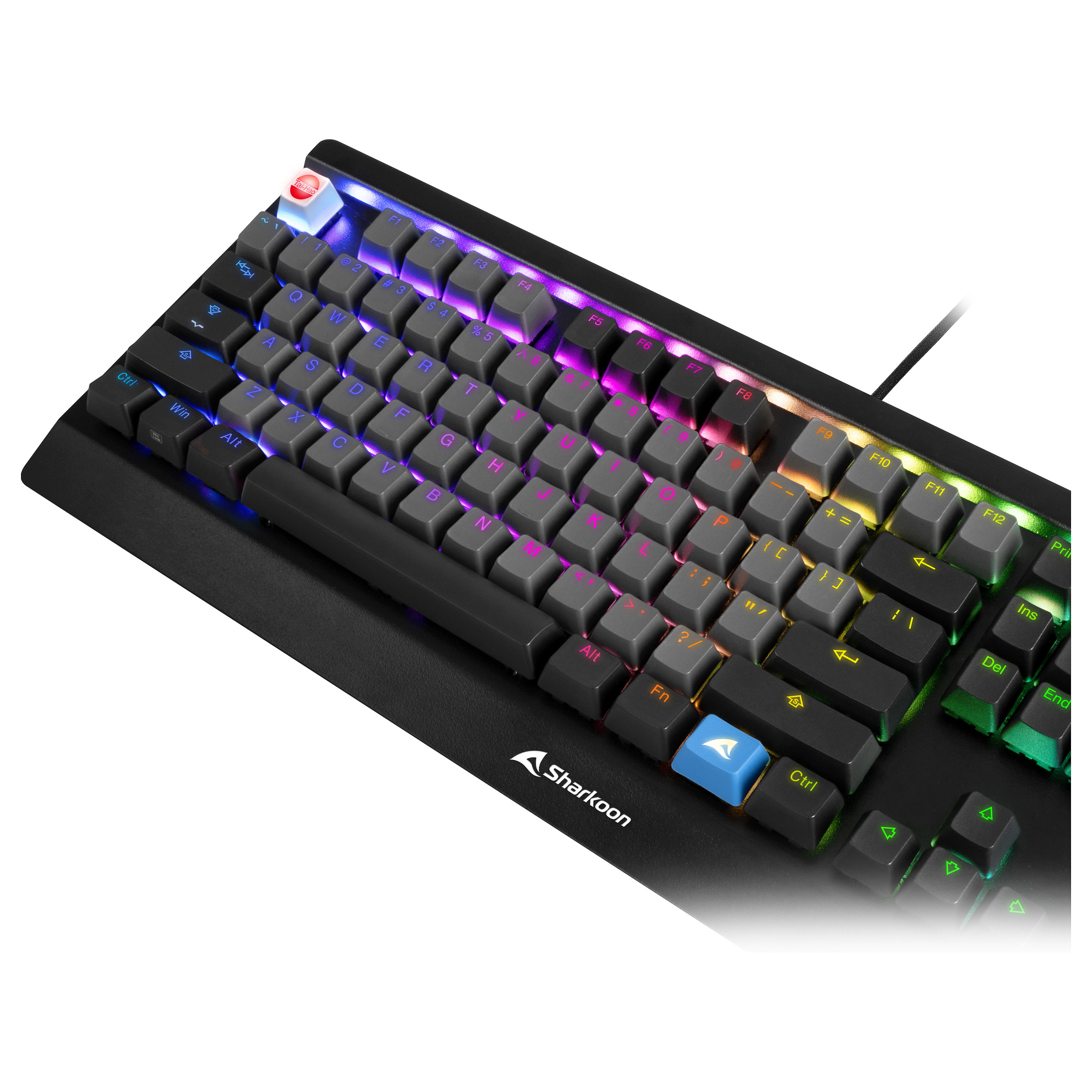 Aksesor për tastierë Sharkoon SKILLER SAC20 / DE ISO layout / 115 copë - Zezë - 5