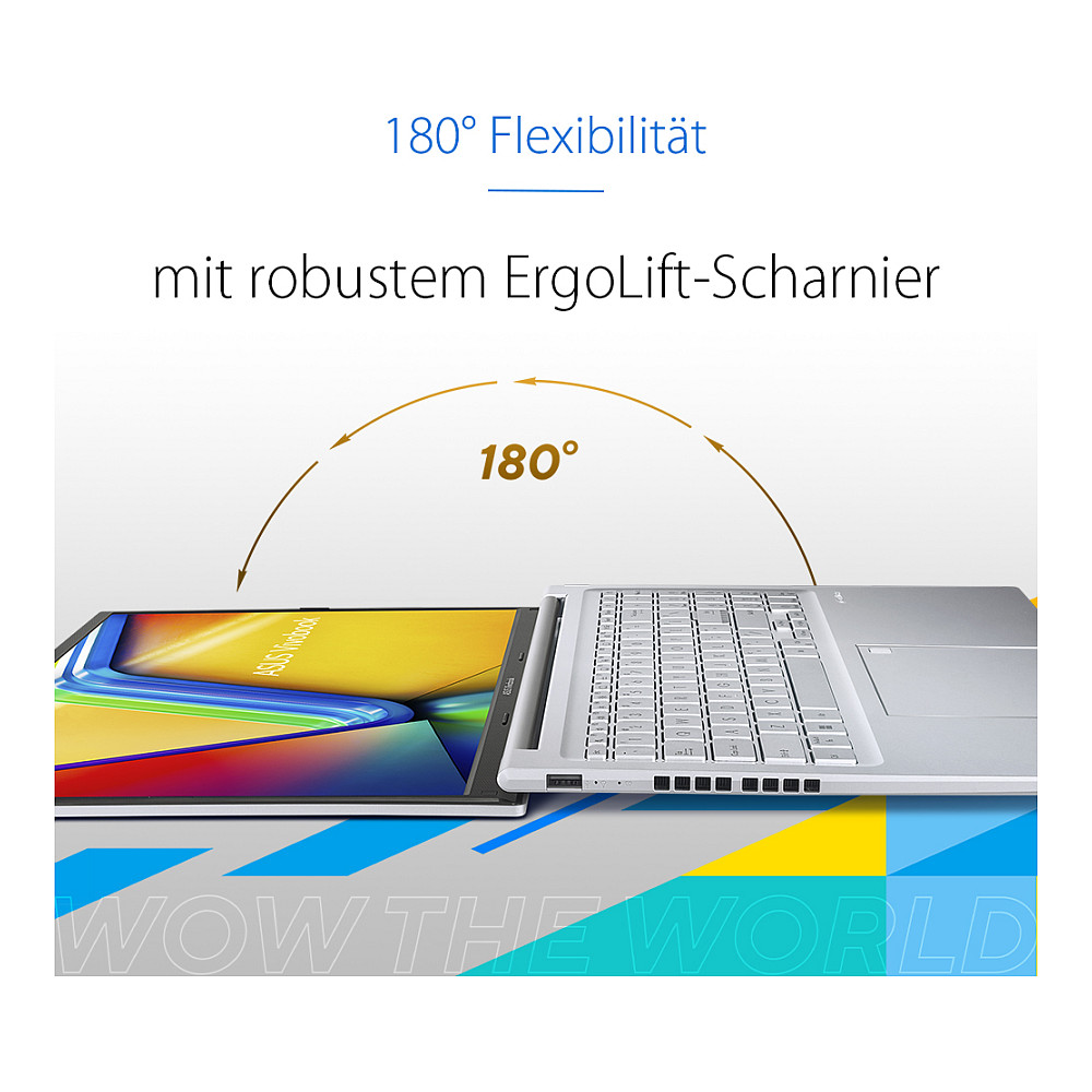 Laptop ASUS Vivobook 16 X1605VA-MB2291W / Core 7 150U / 16GB DDR4 / 1TB / 16" WUXGA IPS-Level / Intel Graphics / DE  - Argjendi - 8