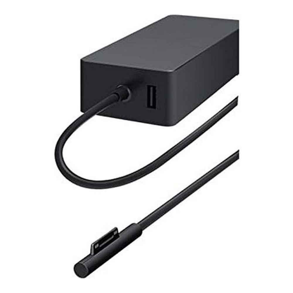 Adapter për Laptop Microsoft Surface / 65 W / Surface Connect / USB - Zezë - 1
