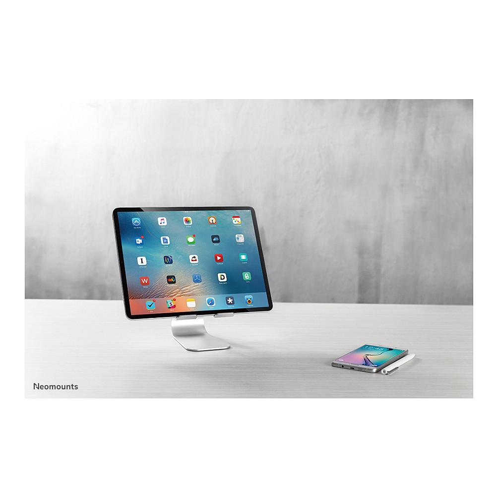 Mbajtës për Tablet Neomounts DS15-050SL1, deri 11", i palosshëm, i rregullueshëm, 90° - Argjendtë - 9