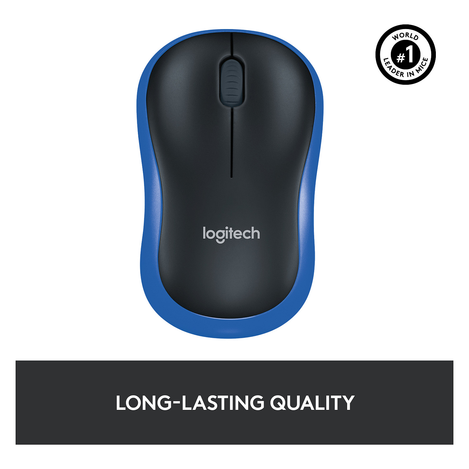 Maus Logitech M185 / Wireless / i kaltër, i zi - 14