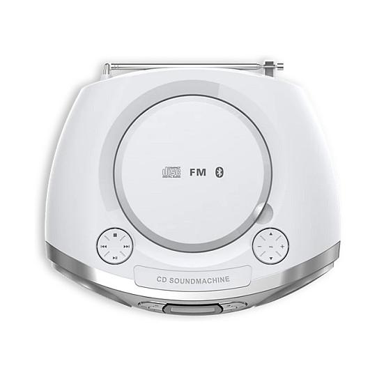 CD Player portativ Philips TAZ2000S/10, 3 W RMS, Përforcim dinamik i basit, Ekran LCD me ndriçim të bardhë, Antenë e jashtme - Argjend - 3