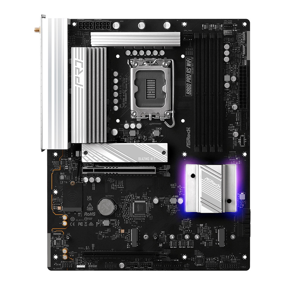Pllakë Amë ASRock / B860 Pro RS WiFi / LGA 1851 / DDR5 / ATX / HDMI+DP - 3