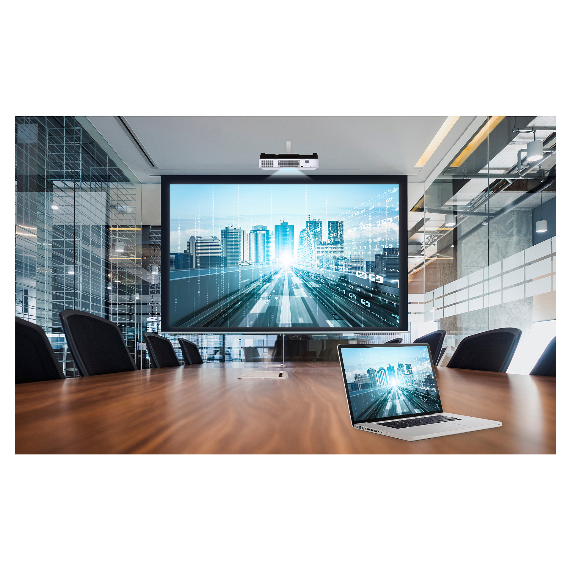 Projektor Ricoh PJ UHL3660 / Ultra Short Throw / DLP / 4K UHD / 6500 Lumens / HDMI- Bardhë - 14