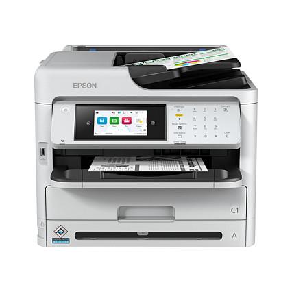 Printer Multifunksional Epson WorkForce Pro WF-M5899DWF, A4, 34 ppm, 1200 x 2400 dpi, Duplex, Wi-Fi, Ethernet - Zezë