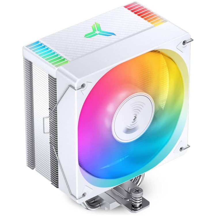 Ftohës për Procesor Jonsbo CR-1000 EVO ARGB / 220W TDP / 4×6mm Heatpipe / 120mm PWM Fan / ARGB – Bardhë