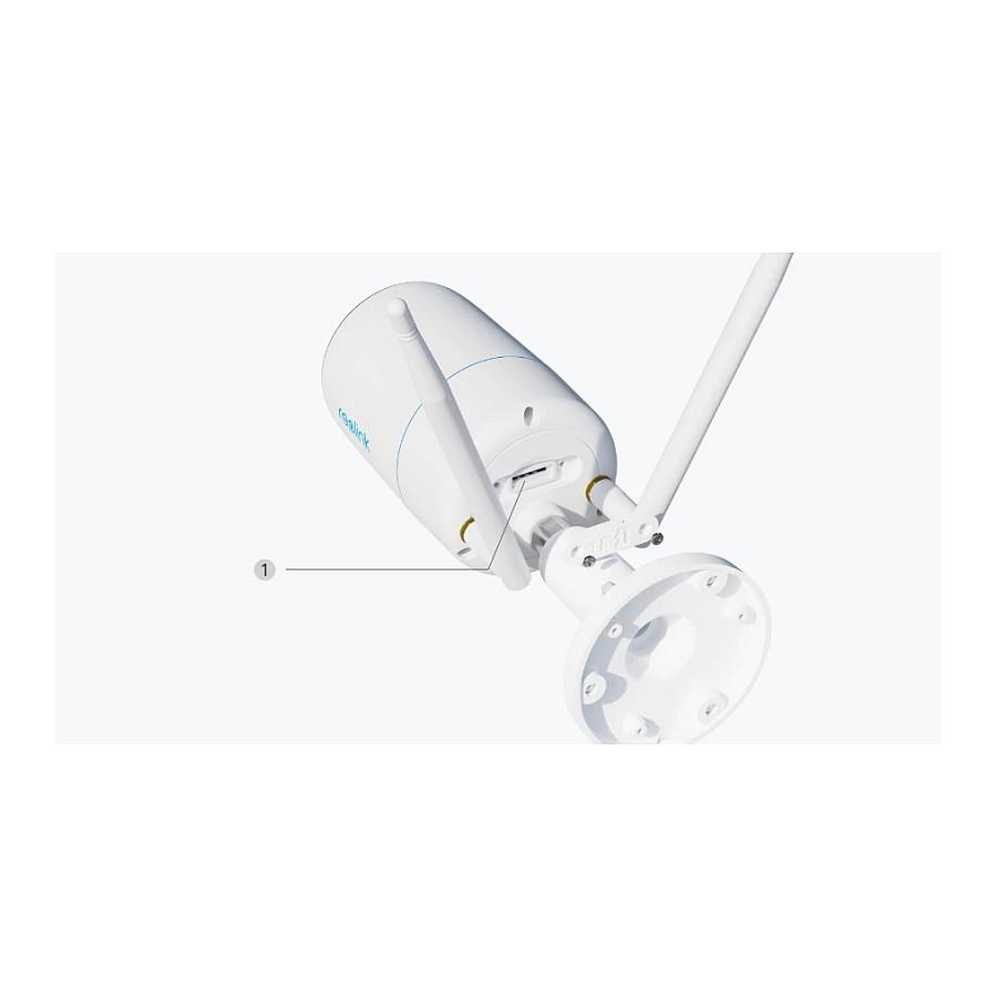 Kamerë Sigurie IP CCTV Reolink W330, 4K 8MP, 4 mm, 88.8°, Wi-Fi 6, IR 30 m, IP67 - Bardhë - 3