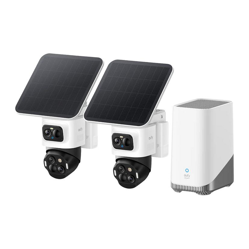 Kamerë Sigurie IP CCTV Anker Eufy eufyCam S4, 4K, 130°, IR 10 m, 360°, H.264/H.265 - Zezë/Bardhë