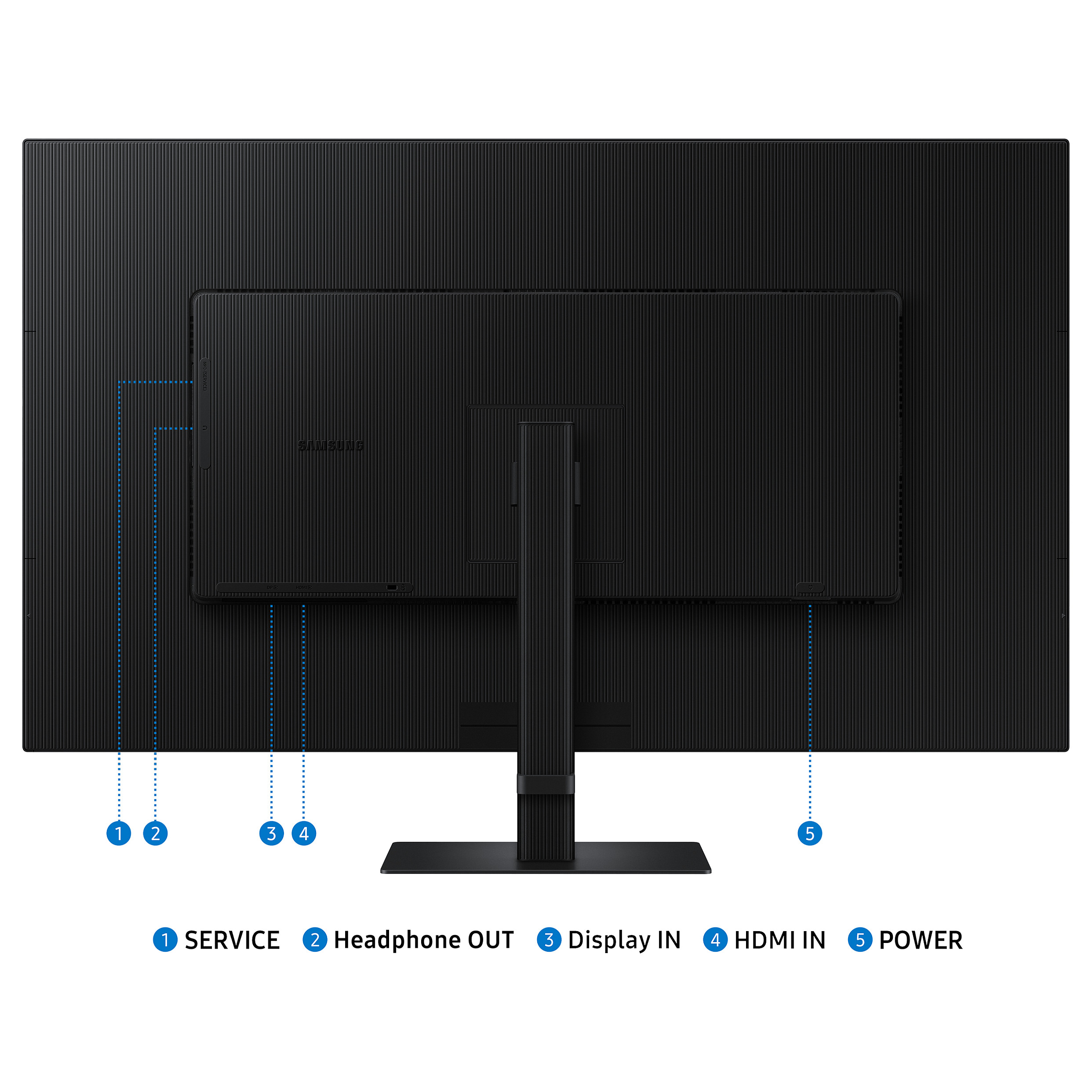 Monitor Samsung ViewFinity S70D / 37" / 4K UHD VA / 60Hz / 5ms / HDMI+DisplayPort - Zezë - 12