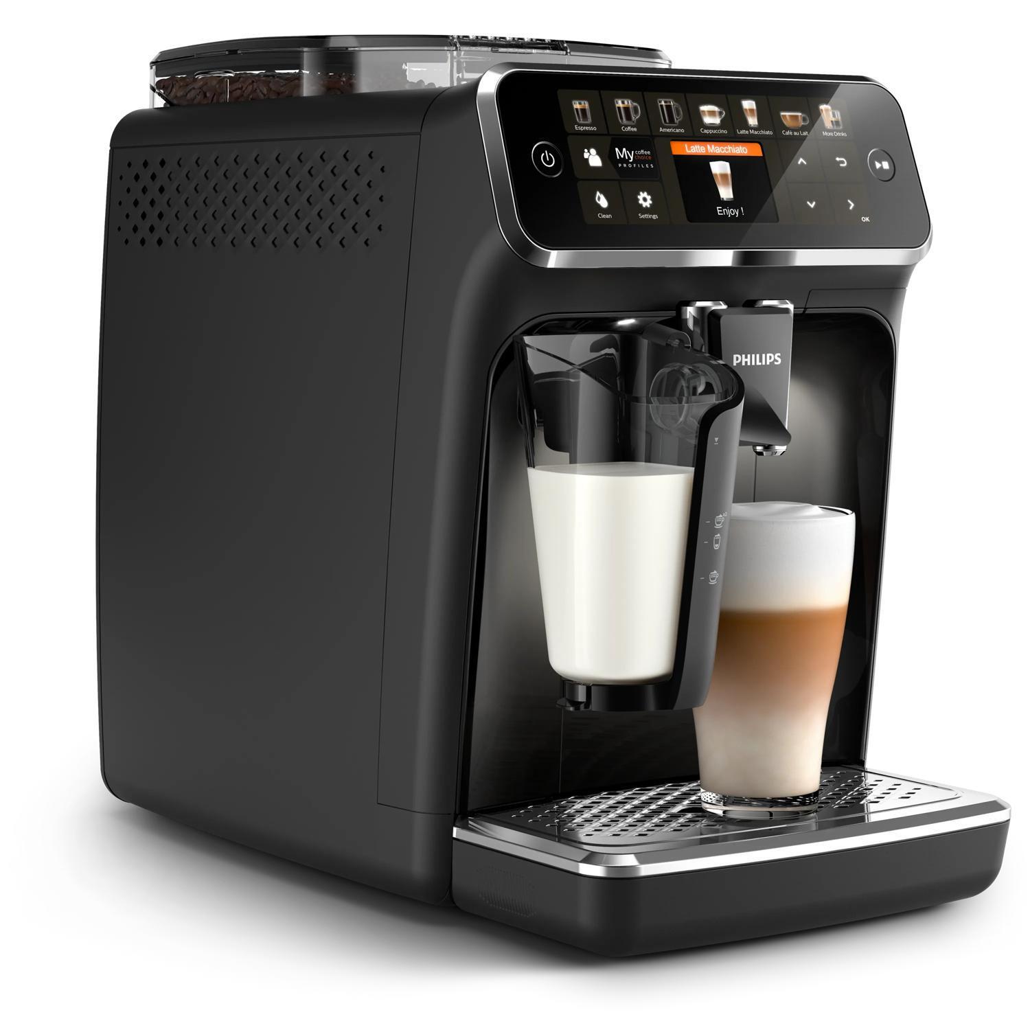 Aparat për kafe Philips Series 5400 / EP5441/50 / 12 Lloje Kafeje / LatteGo / 1.8L – Zezë/Hiri - 2