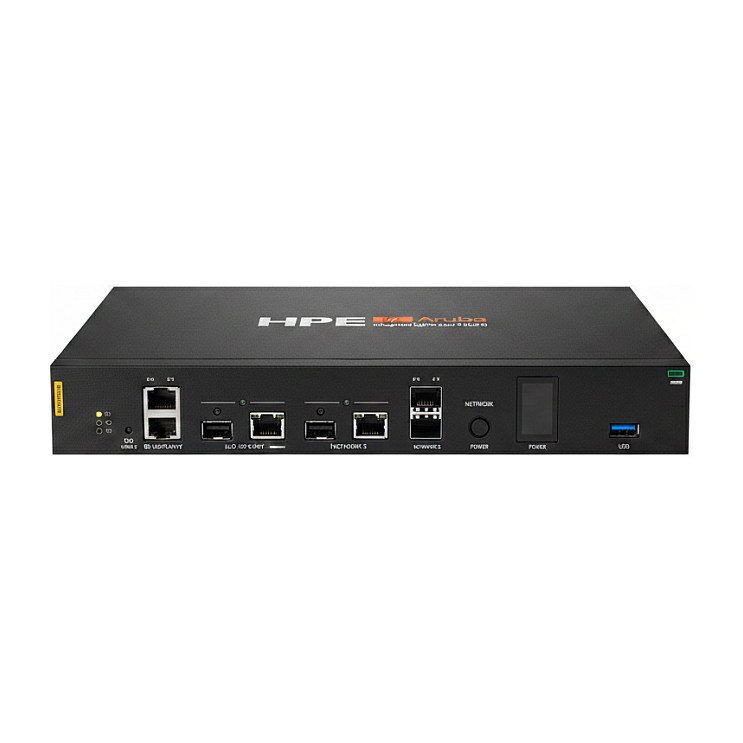 Aruba Networking 9106 RW 2x SFP+ 2x Combo 2x PoE Hybrid Gateway EU - 1