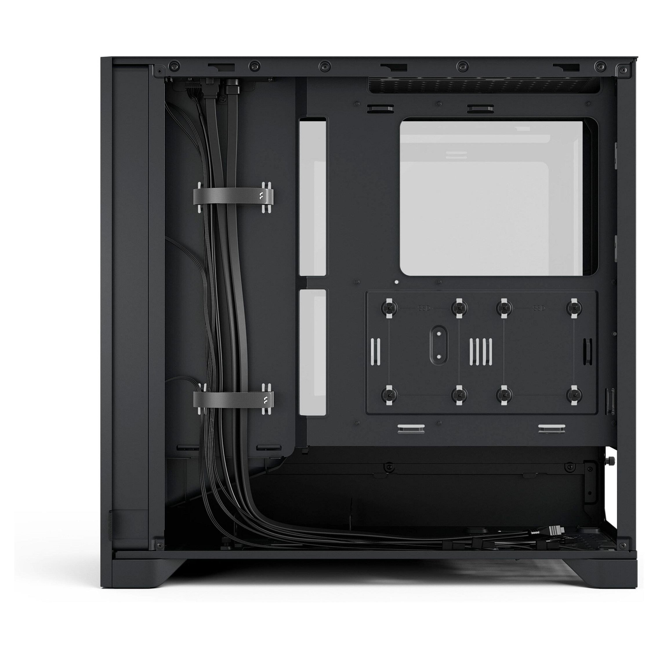 Kasë PC Fractal Design Pop 2 Air / Midi Tower / ATX / 3x 120mm Fan / Tempered Glass - Zezë - 10