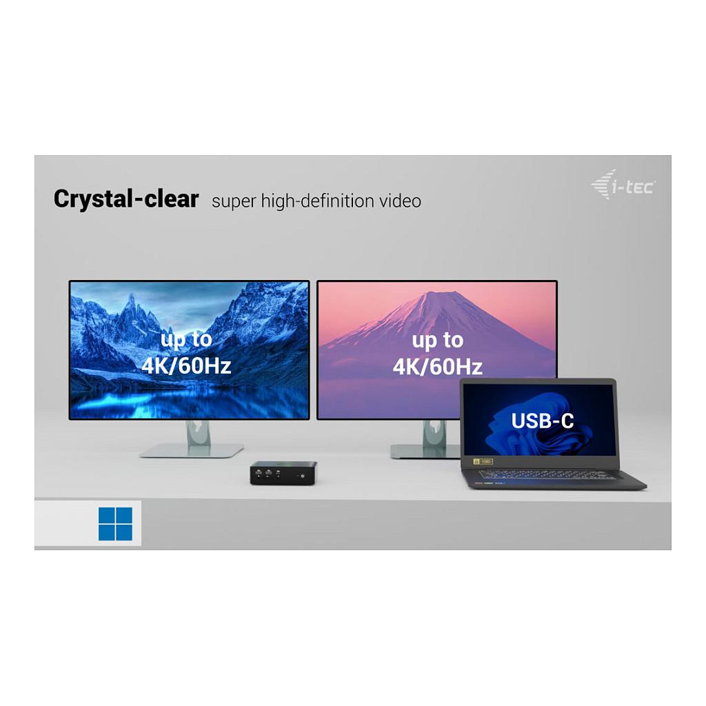 Docking Station i-tec TB5QUATTRODOCKPD, Thunderbolt 5, Power Delivery 140W, 5x USB, 2.5GbE LAN, SD/TF, Audio 3.5mm, deri në 4 monitorë - Zezë - 9