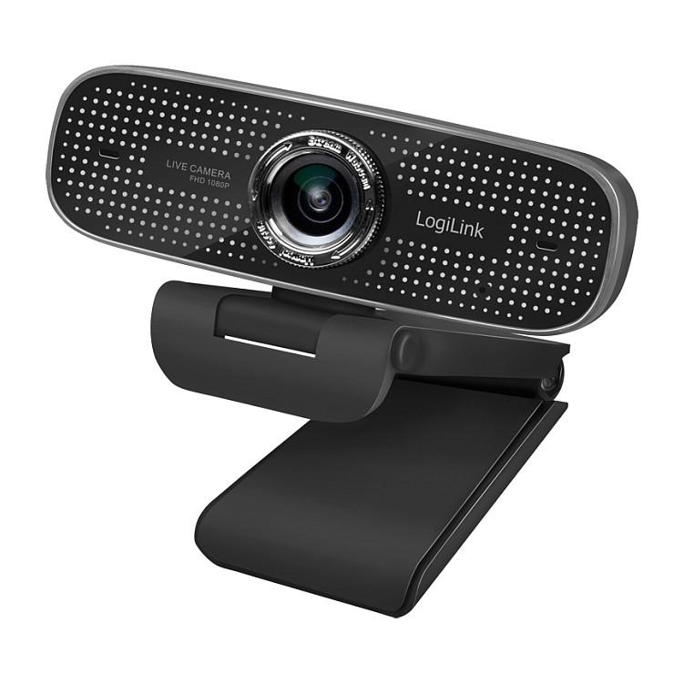 Webcam LogiLink UA0378 / Full HD 1080p / 100° / 2 Mikrofona / USB 2.0 - Zezë