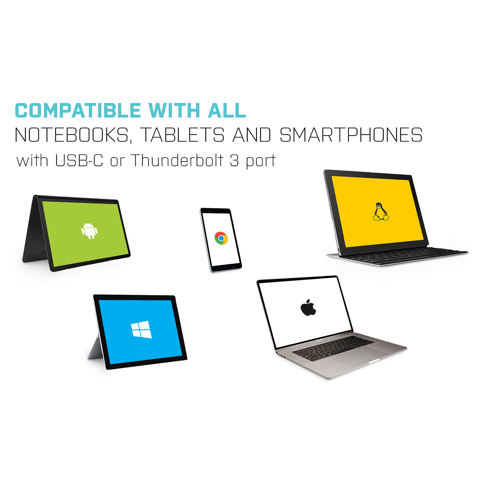 Docking Station I-TEC USB-C Nano / 4K HDMI / PD / LAN / USB - Argjend - 8