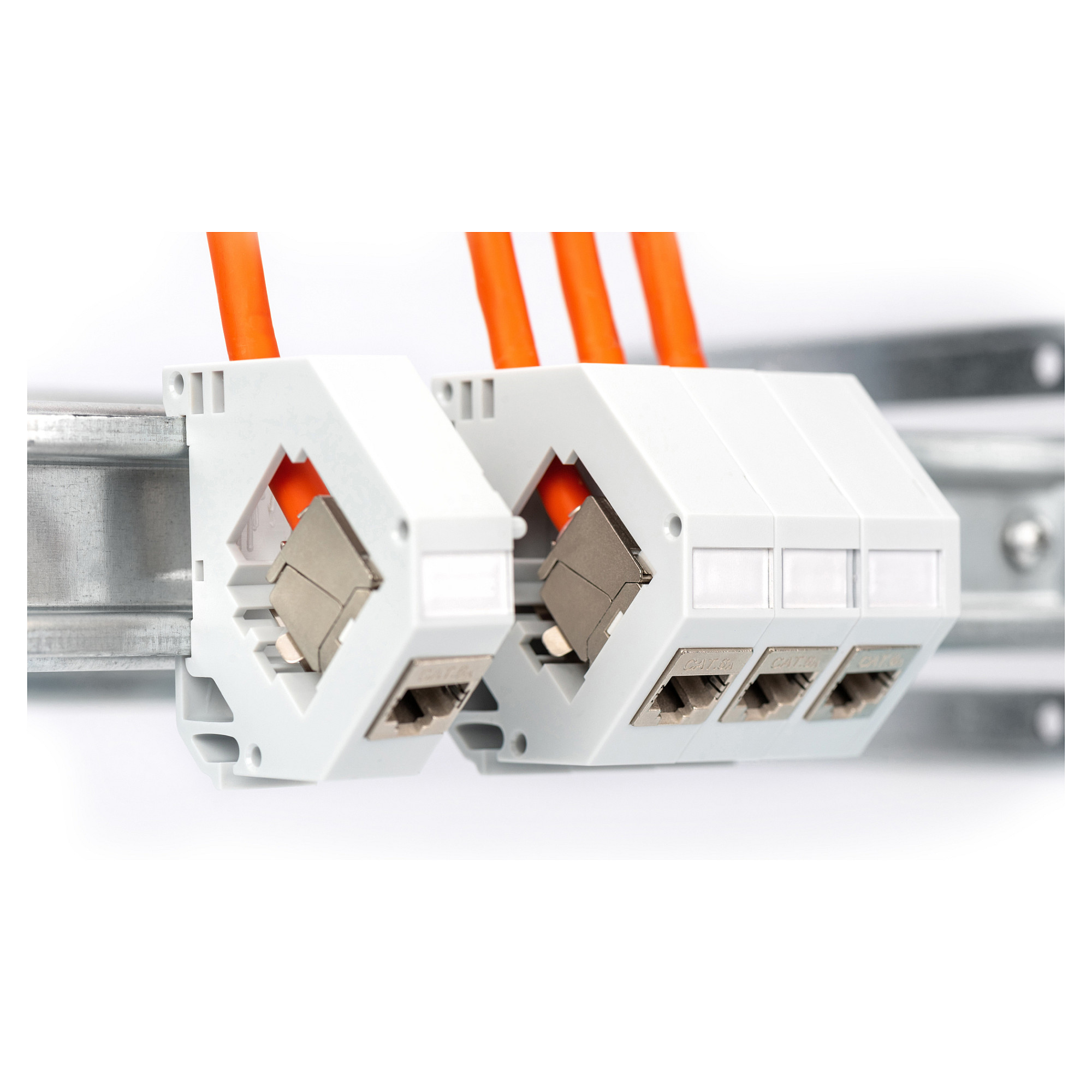 Kabllo për Rrjet DIGITUS Cat7 S/FTP Install / 500m / AWG23/1 – Portokalli - 3