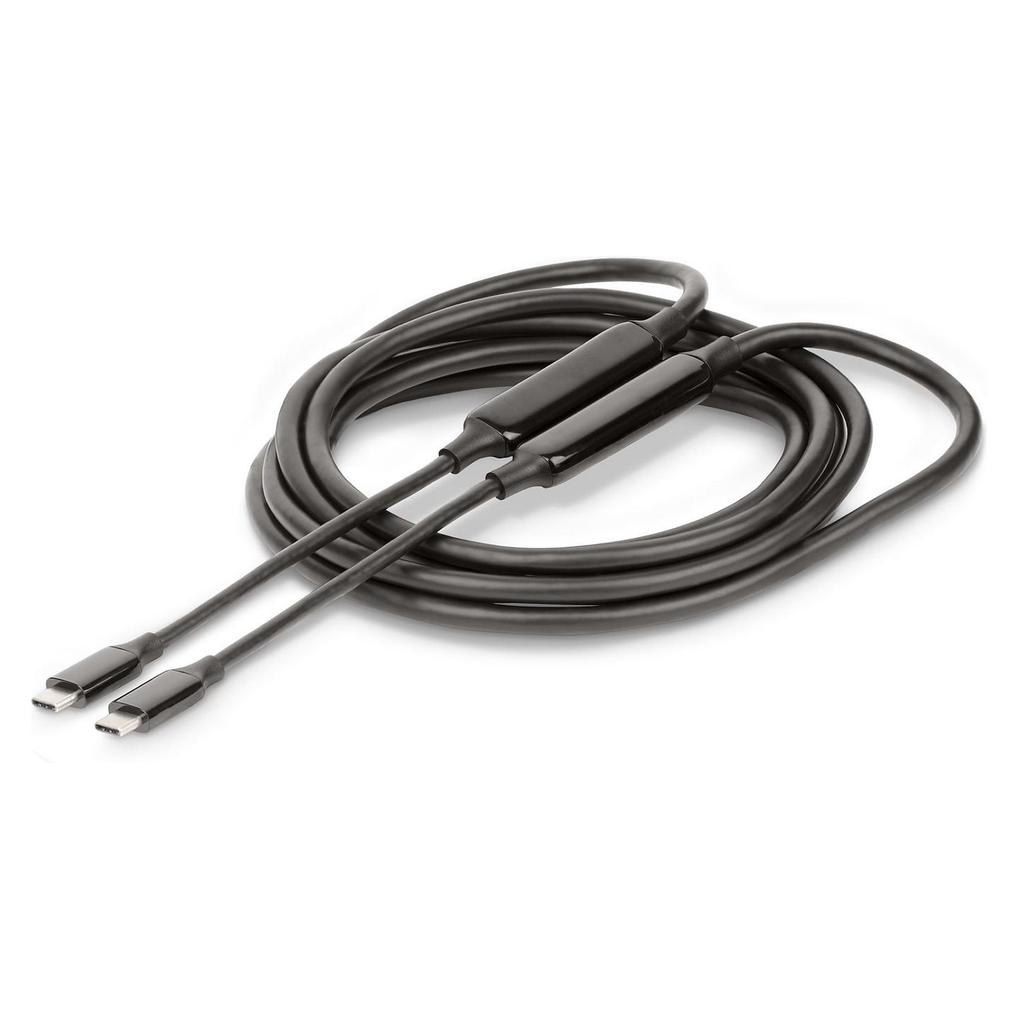 Kabllo USB StarTech.com UCC-3M-10G-USB-CABLE / USB-C në USB-C / USB 3.2 Gen 2 / 10 Gbit/s / PD 60W / 3A / 8K 60Hz / 3m - Zezë - 9