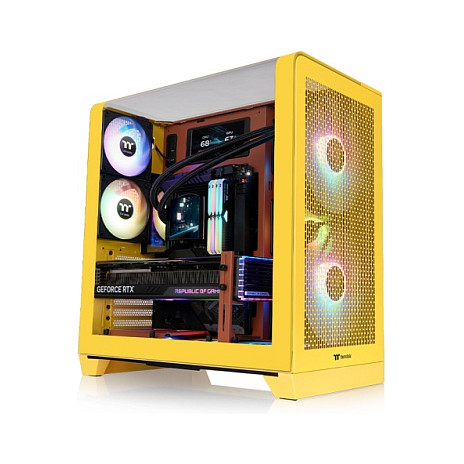 Kasë Midi Thermaltake View 390 Air – Verdhë - 1