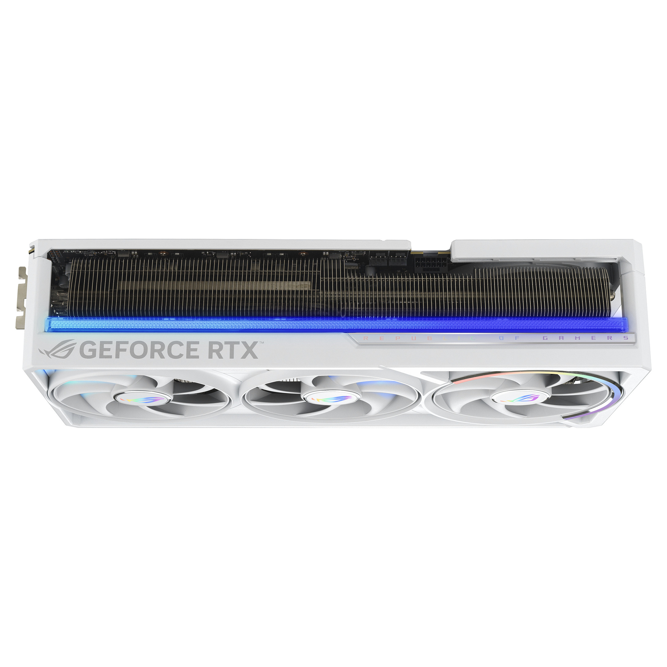 Kartë Grafike NVIDIA ASUS ROG Astral GeForce RTX 5080 OC White Edition / 16GB GDDR7 / PCIe 5.0 / 4 Fan – Bardhë - 6