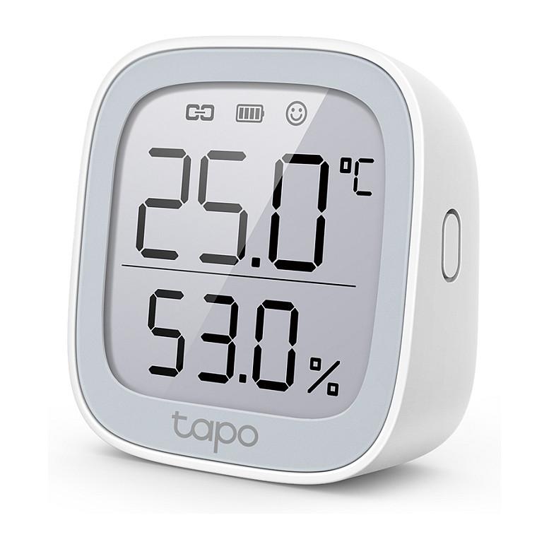 Sensor Inteligjent TP-Link Tapo T315, Temperaturë dhe Lagështi, Ekran E-Ink 2,7", Wireless 868 MHz - Bardhë