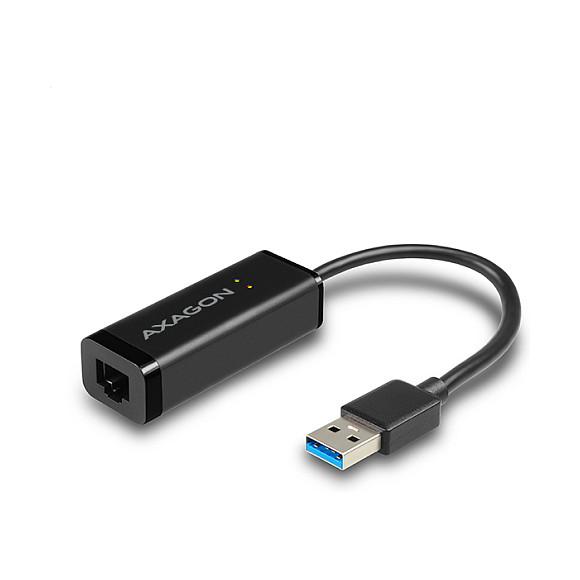 Adapter Rrjeti AXAGON ADE-SR, Gigabit Ethernet 10/100/1000Mbps, USB 3.0 Type-A, 1× RJ45 - Zezë - 8