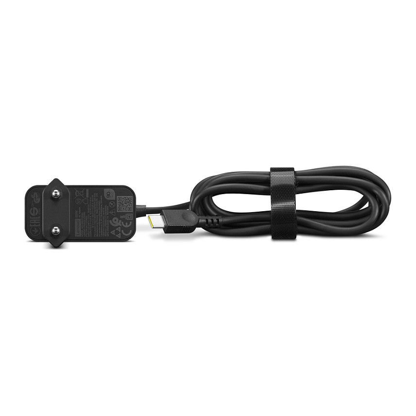 Adapter për Laptop Lenovo 4X21L54610 / 65W / 20V / 3.25A / USB Type-C - Zezë