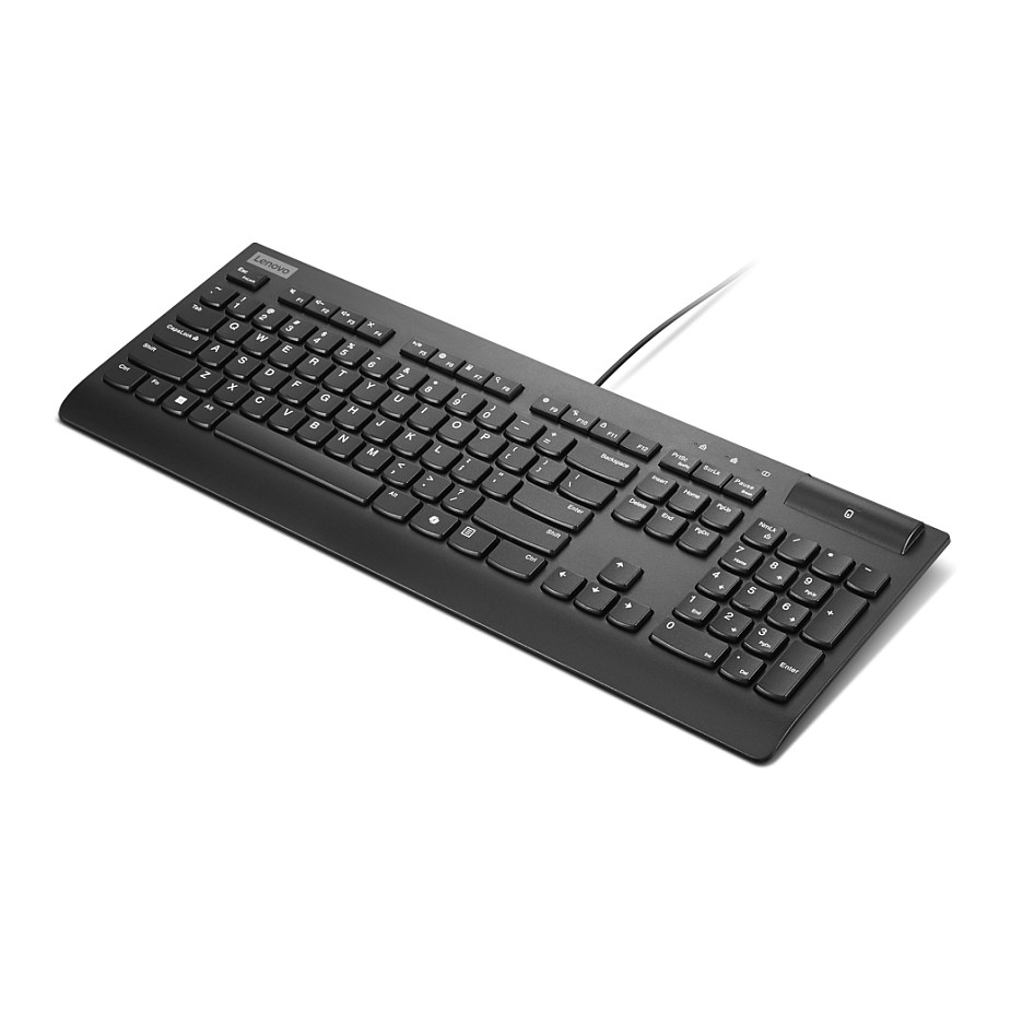 Tastierë Me kabllo Lenovo Smartcard Wired Keyboard II / QWERTZ DE Layout – Zezë - 5
