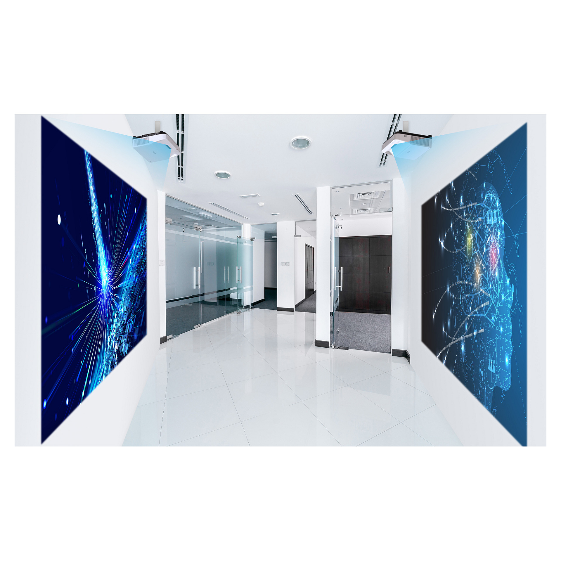 Projektor Ricoh PJ UHL3660 / Ultra Short Throw / DLP / 4K UHD / 6500 Lumens / HDMI- Bardhë - 13