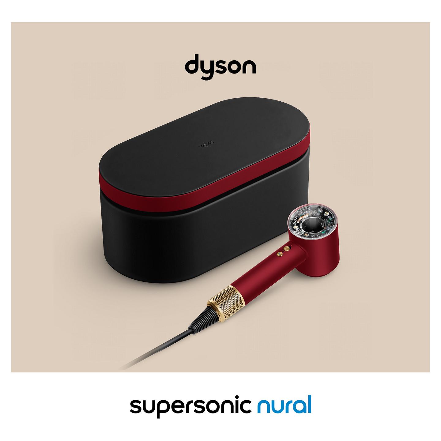 Tharëse për Flokë Dyson Supersonic Nural HD16, 1600W, 3 Shpejtësi, 4 Temperatura, Jonizues, Sensor Nural - Kuqe, Ari - 5