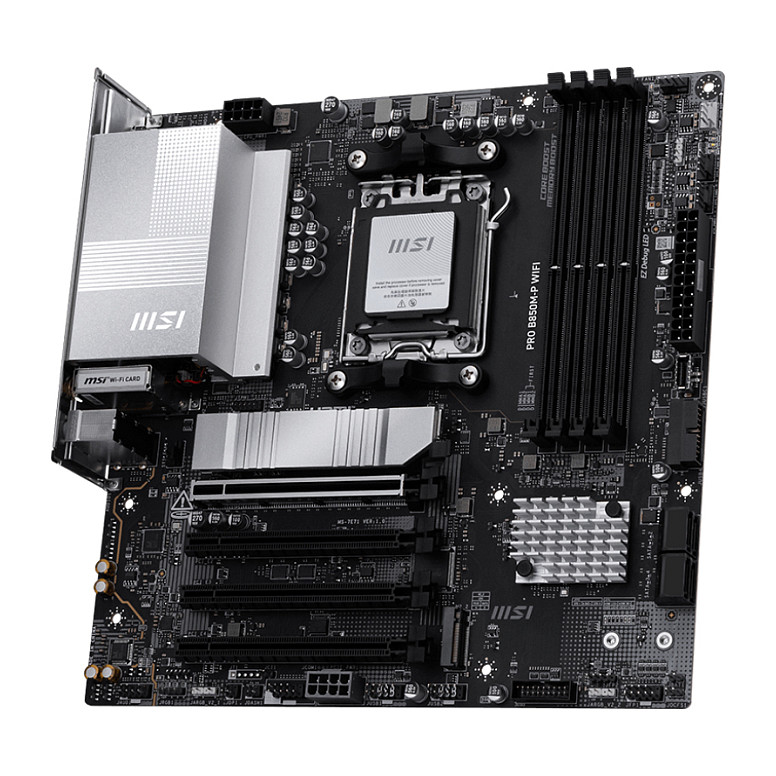 Pllakë Amë AMD AM5 MSI Pro B850M-P / Wifi / mATX / DDR5 / HDMI - 3