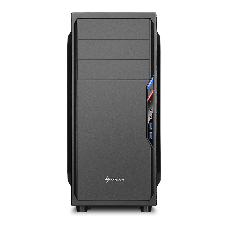 Kasë Sharkoon VS4-V USB3.0 Midi Tower - Zezë - 2