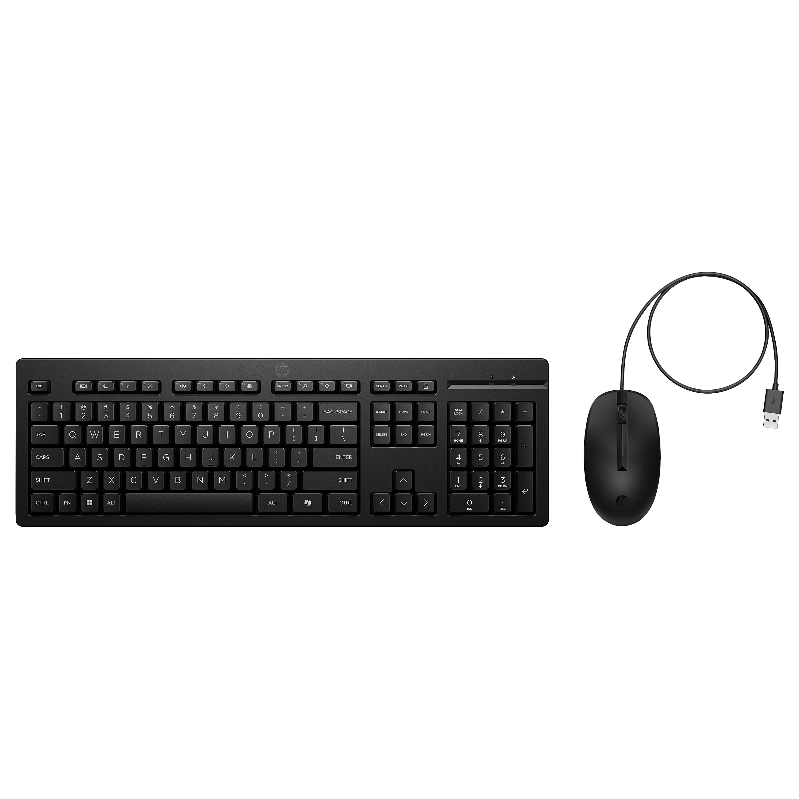 HP 225 Wired Mouse and Combo G2 keyboard - 10
