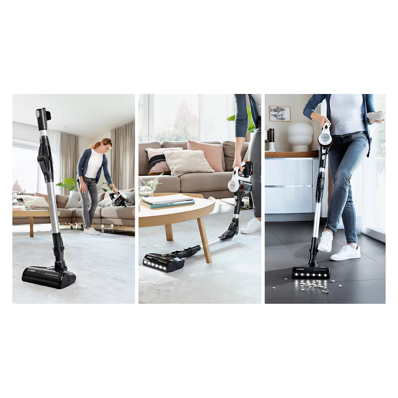 Fshesë robotike Bosch / Unlimited 7 BBS711W / Cordless Stick Vacuum Cleaner - Zezë - 2