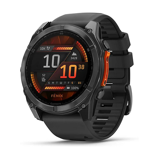 Orë e Mençur Garmin fēnix 8 51mm AMOLED / AMOLED 1.4" / GPS / 32GB / Bluetooth / Sportive / Monitorim Shëndeti - E Zezë - 1