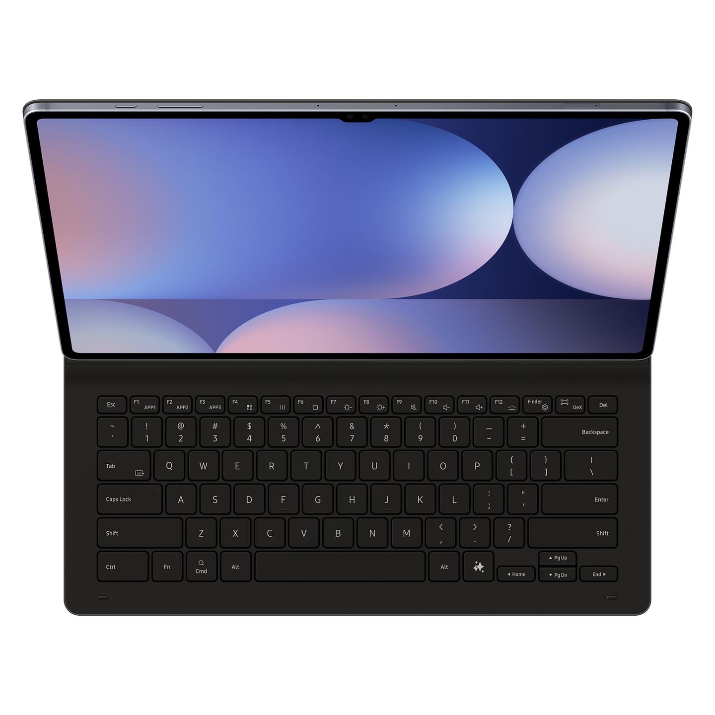 Case me Tastierë për Tablet Samsung Book Cover Keyboard Slim EF-DX920UBEGWW për Galaxy Tab S10 Ultra / S9 Ultra - Zezë - 4