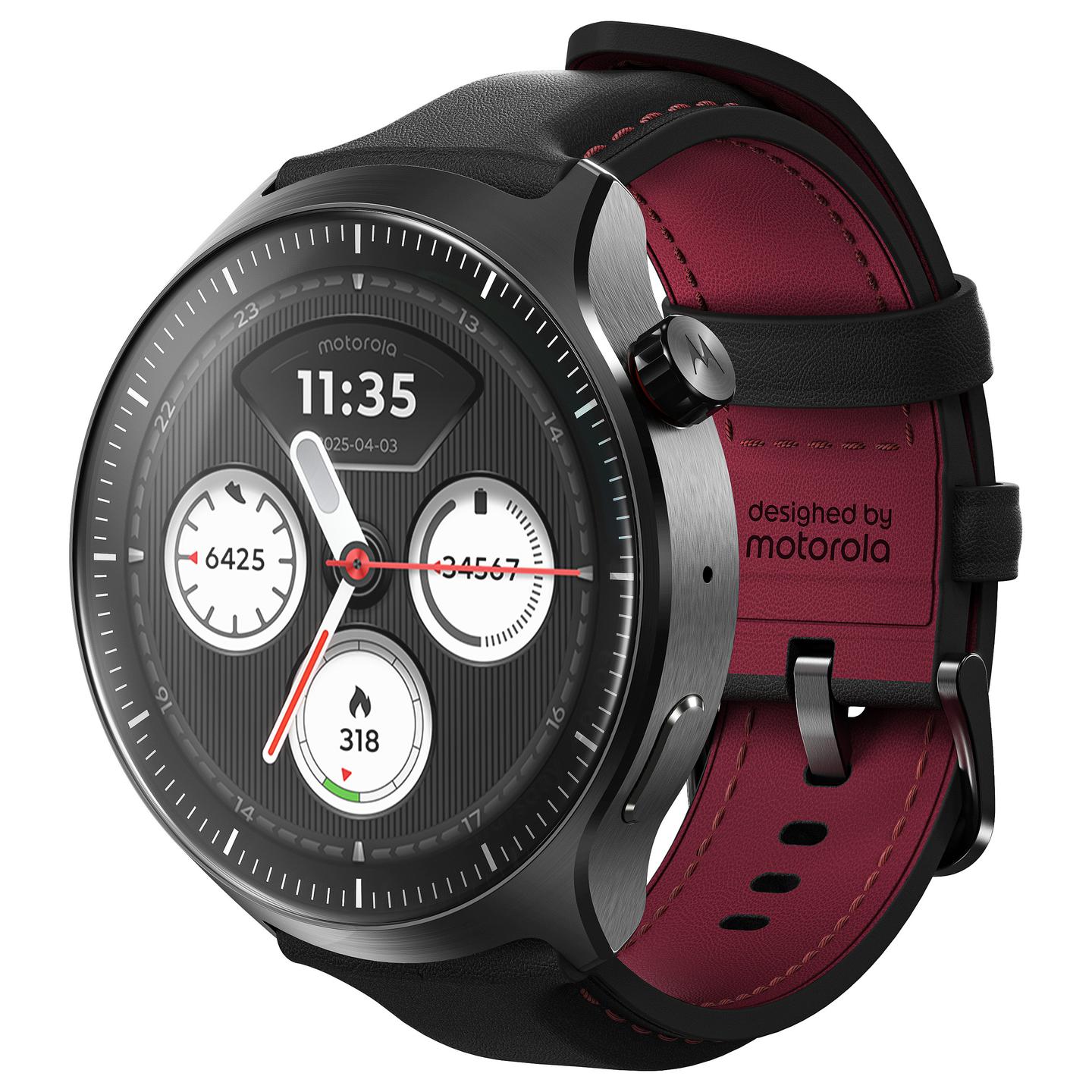Orë e Mençur Motorola moto watch ultra, 46mm, 1.5", pOLED, 2GB, 32GB, Snapdragon W5+ Gen 1, LTE, Wi-Fi, GPS - Zezë