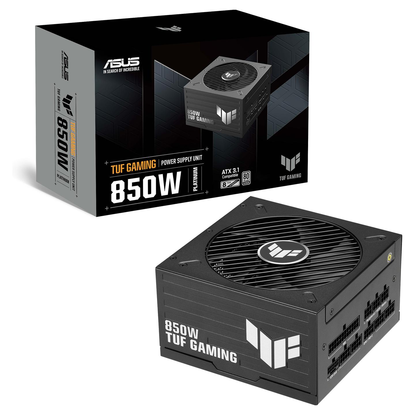 Furnizues Energjie ATX ASUS TUF Gaming Platinum / 850W / 80 PLUS Platinum / ATX 3.1 / PCIe 5.1 - Zezë - 10