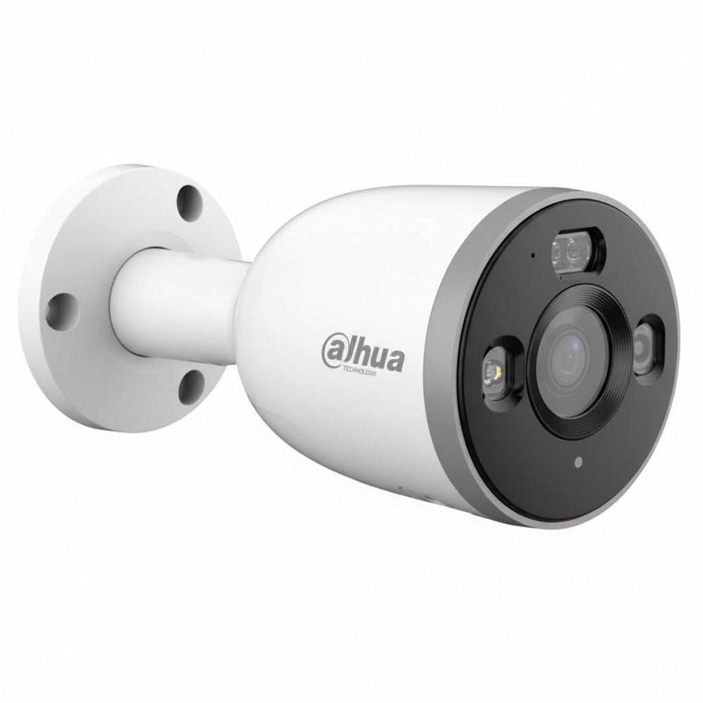 Kamerë Sigurie IP CCTV Dahua Bullet D1 DH-IPC-F5D-PV, 5MP, 3.6 mm, 89°, Wi-Fi 6, IR 30 m, Full-Color, IP67 - Bardhë