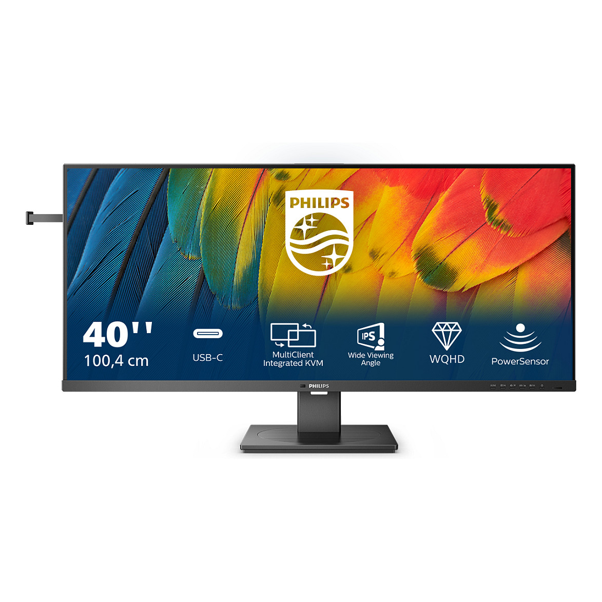 Monitor Philips 40B1U5600 / 40″ / Wide QHD IPS LCD / 100Hz / 4ms / HDMI + DP + USB-C - Zezë - 3
