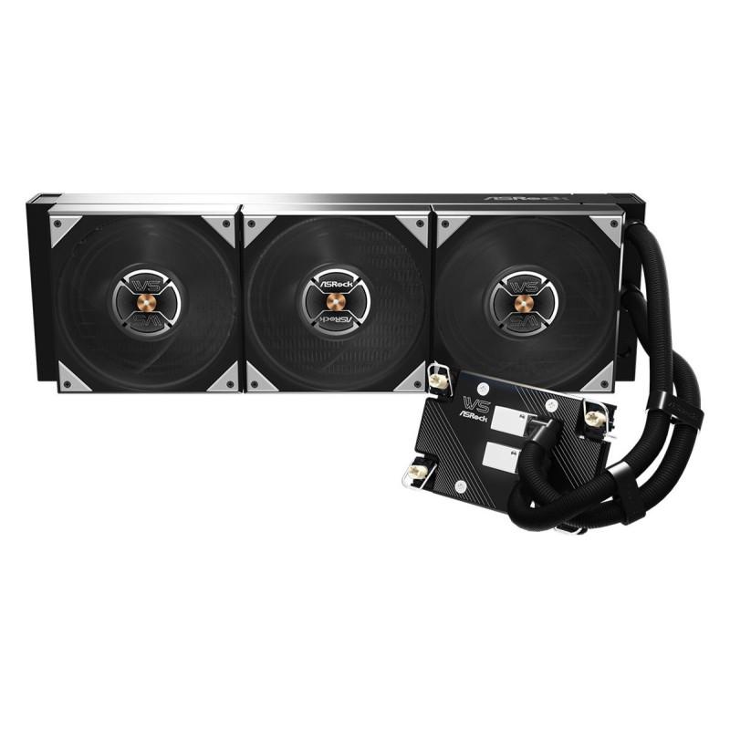 Ftohës për Procesor ASRock WS XE 360D / 360mm / 3x120mm / Dual-Pump – Zezë