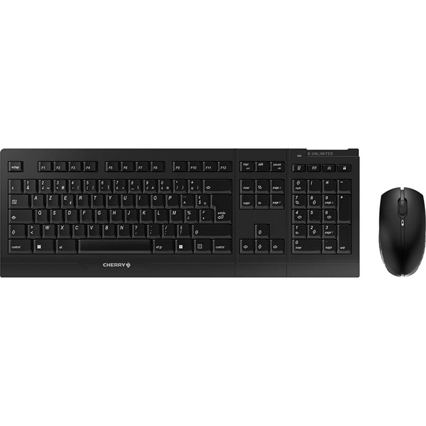 Combo (Tastierë & Maus) CHERRY B.UNLIMITED 3.0, Wireless 2.4 GHz, AZERTY French – Zezë