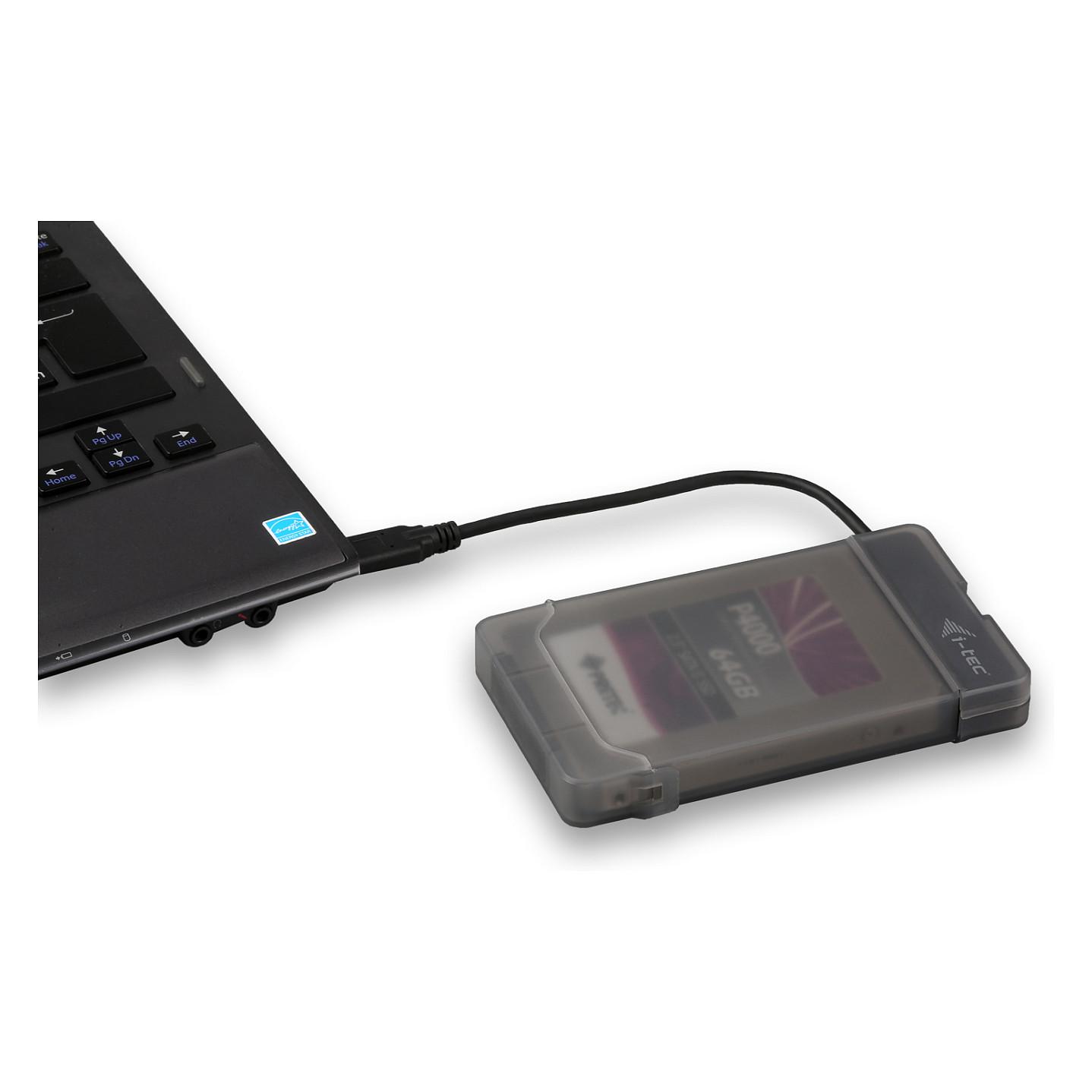 Këllëf i Jashtëm për HDD/SSD i-tec MySafe USB-A Easy 2.5, SATA, USB 3.2 Gen 1, deri në 5 Gbps, 9,5 mm – Zezë - 5