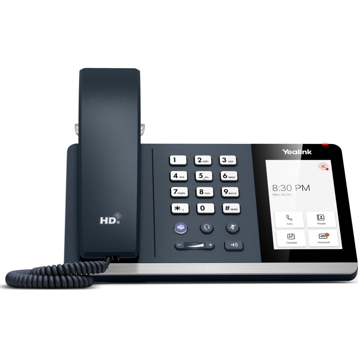 Telefon VoIP Yealink MP54 E2, Microsoft Teams, Ekran 4" me Prekje, Wi-Fi, Bluetooth 5.2, Gigabit Ethernet, PoE – Zezë - 3